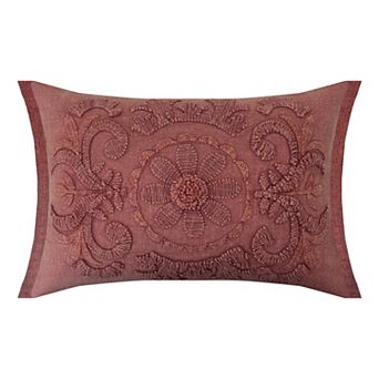 Sonoma Goods For Life® Embroidered Red Throw Pillow