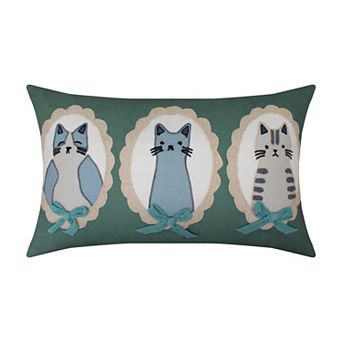 Sonoma Goods For Life® Cat Design Decorative Throw Pillow