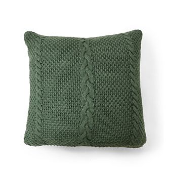 Sonoma Goods For Life® Indoor / Outdoor Oversized Cable Knit throw Pillow