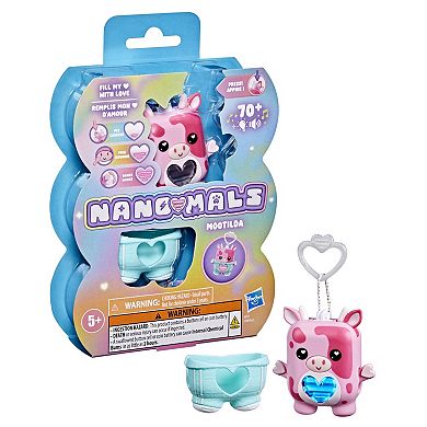 Mootilda Electronic Fidget Pet with Light-Up Heart by Hasbro