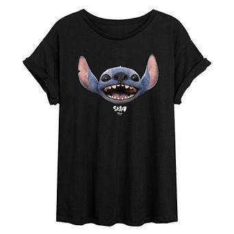 Disney's Lilo & Stitch Juniors' Oversized Tee