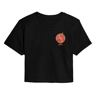 Juniors' Wicked Glinda's Shiz Cropped Tee