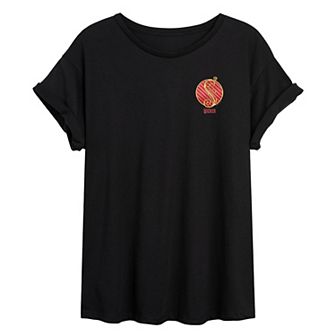 Juniors' Wicked Glinda's Shiz Oversized Tee