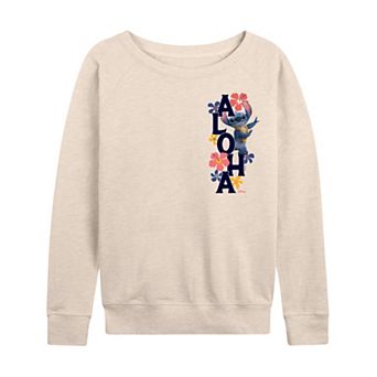 Disney's Lilo & Stitch Women's French Terry Long Sleeve Tee