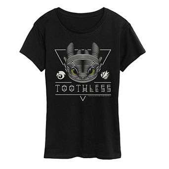 Women's How To Train Your Dragon Toothless Graphic Tee