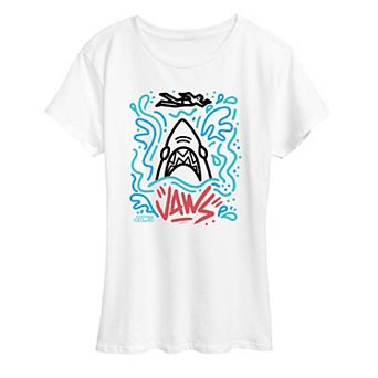 Women's Jaws Doodles Graphic Tee