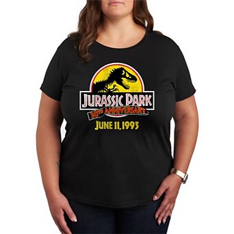 Plus Size Jurassic Park 30th Anniversary Graphic Tee