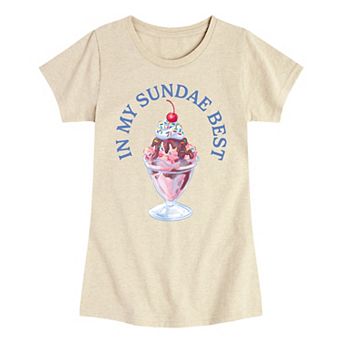 Girls 7-16 in My Sundae Best Graphic Tee