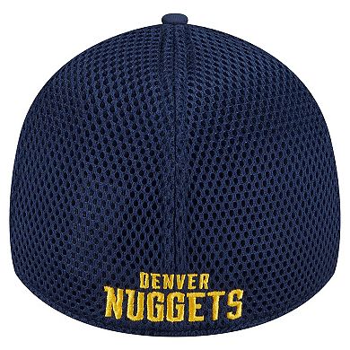 Men's New Era Navy Denver Nuggets Subtle Camo 39THIRTY Flex Hat