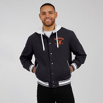 Men's Darius Rucker Collection by Fanatics Black Baltimore Orioles Full-Snap Hooded Jacket