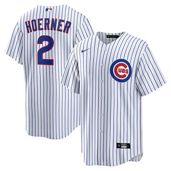 Men's Nike Nico Hoerner White Chicago Cubs Replica Player Jersey