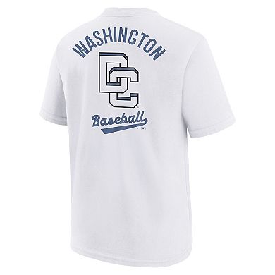 Youth Nike White Washington Nationals 2025 City Connect T-Shirt