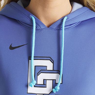Women's Nike Blue Washington Nationals 2025 City Connect Authentic Collection Performance Pullover Hoodie
