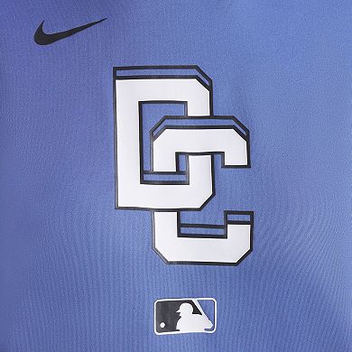 Women's Nike Blue Washington Nationals 2025 City Connect Authentic Collection Performance Pullover Hoodie