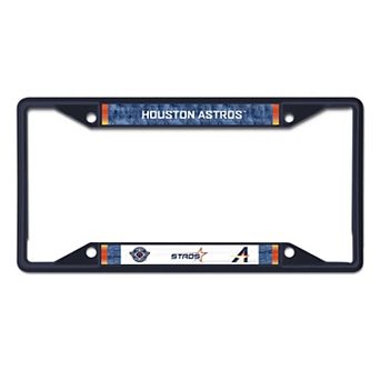 WinCraft Houston Astros 2025 City Connect Laser Cut Metal License Plate Frame