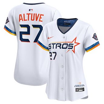 Women's Nike Jose Altuve White Houston Astros 2025 City Connect Limited Player Jersey