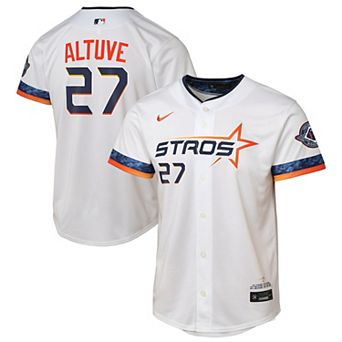 Youth Nike Jose Altuve White Houston Astros 2025 City Connect Limited Player Jersey