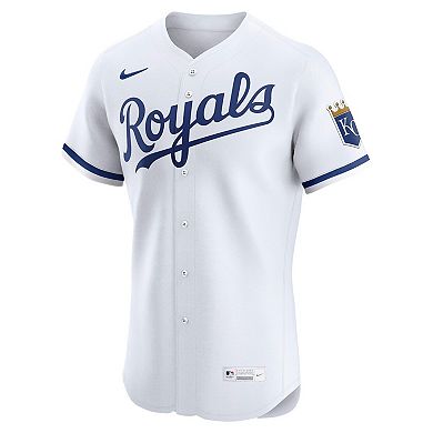 Men's Nike White Kansas City Royals Home Elite Jersey