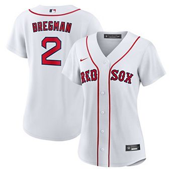 Women's Nike Alex Bregman White Boston Red Sox Home 1.0 Replica Player Jersey