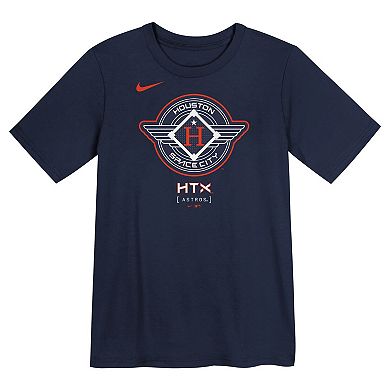 Preschool Nike Navy Houston Astros 2025 City Connect T-Shirt
