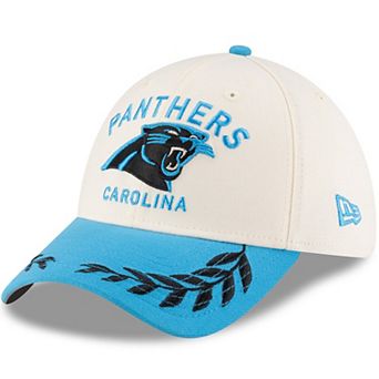 Men's New Era Cream/Blue Carolina Panthers 2025 NFL Draft 39THIRTY Flex Hat