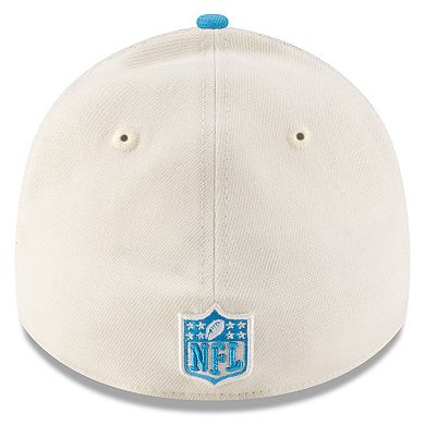Men's New Era Cream/Blue Carolina Panthers 2025 NFL Draft 39THIRTY Flex Hat