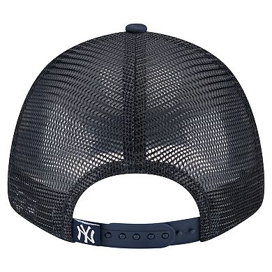 Toddler New Era White/Navy New York Yankees Painted A-Frame 9FORTY Trucker Adjustable Hat