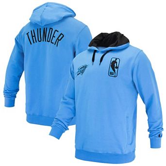 Unisex FISLL Blue Oklahoma City Thunder Logoman Shadow Collection Pullover Hoodie