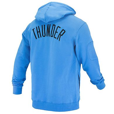 Unisex FISLL Blue Oklahoma City Thunder Logoman Shadow Collection Pullover Hoodie