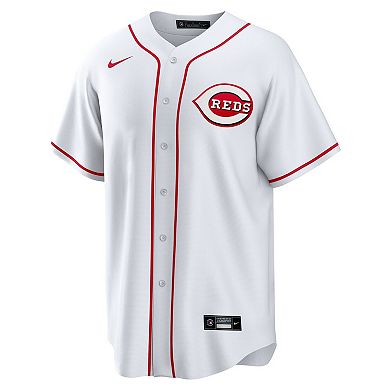 Men's Nike White Cincinnati Reds #1 Dad Home Replica Jersey