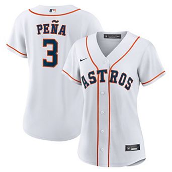 Women's Nike Jeremy Pe̱a White Houston Astros Home Replica Jersey