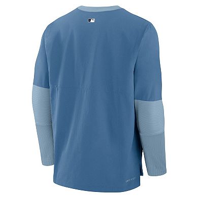 Men's Nike Blue Washington Nationals 2025 City Connect Authentic Collection Performance Player Sweatshirt