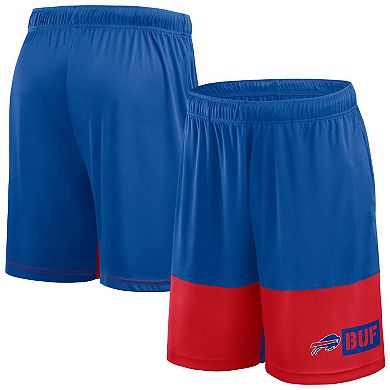 Men's Fanatics Royal/Red Buffalo Bills Big & Tall Best of the Best Performance Shorts