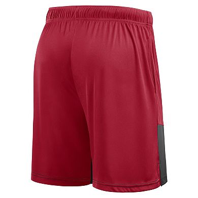 Men's Fanatics Red/Pewter Tampa Bay Buccaneers Big & Tall Best of the Best Performance Shorts