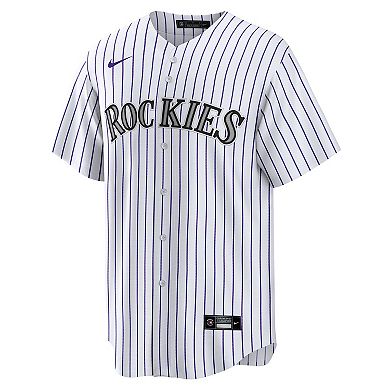Men's Nike Germ n M rquez White Colorado Rockies Home Replica Player Jersey