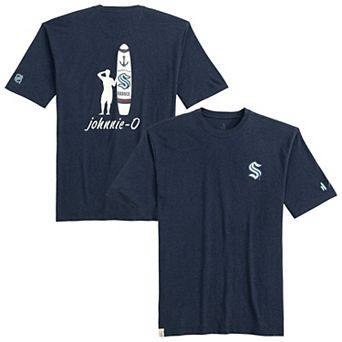 Men's johnnie-O Navy Seattle Kraken Heathered Spencer T-Shirt