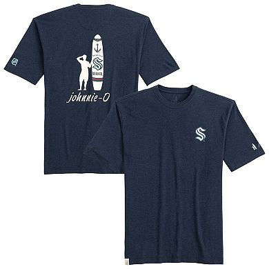 Men's johnnie-O Navy Seattle Kraken Heathered Spencer T-Shirt