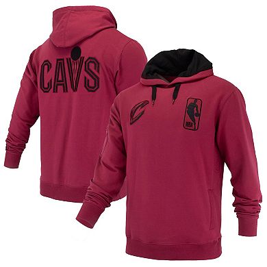 Unisex FISLL Wine Cleveland Cavaliers Logoman Shadow Collection Pullover Hoodie
