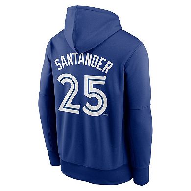 Men's Nike Anthony Santander Royal Toronto Blue Jays Name & Number Performance Pullover Hoodie