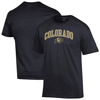 Men's Champion Black Colorado Buffaloes Arch Over Logo T-Shirt