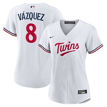 Women's Nike Christian V��zquez White Minnesota Twins Home Replica Jersey