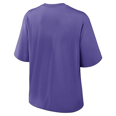 Women's Nike Purple Minnesota Vikings Glory Arch Boxy T-Shirt