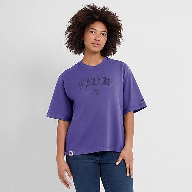 Women's Nike Purple Minnesota Vikings Glory Arch Boxy T-Shirt