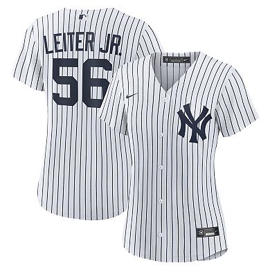 Women's Nike Mark Leiter Jr. White New York Yankees Home Replica Jersey
