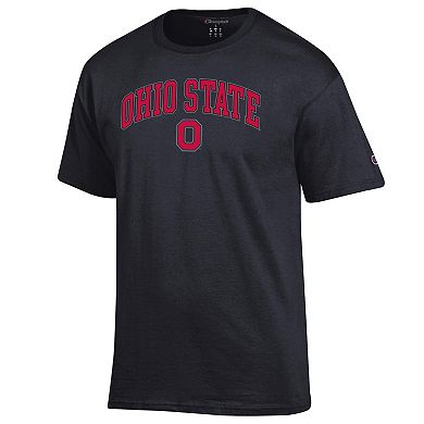 Men's Champion Black Ohio State Buckeyes Arched Logo T-Shirt