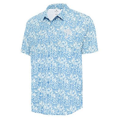 Men's Antigua Powder Blue Philadelphia Phillies Resort Button-Up Shirt