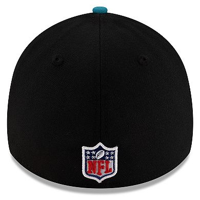 Men's New Era Black/Teal Jacksonville Jaguars 2025 NFL Draft 39THIRTY Flex Hat