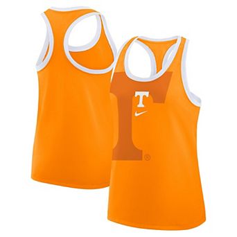 Women's Nike Tennessee Orange Tennessee Volunteers Primetime Tri-Blend Racerback Tank Top