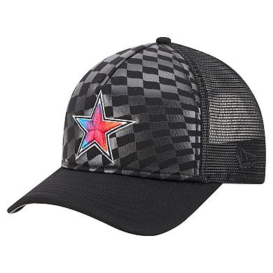 Men's New Era Black Dallas Cowboys Gradient 9FORTY Adjustable Hat
