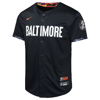 Youth Nike Adley Rutschman Black Baltimore Orioles City Connect Limited Player Jersey